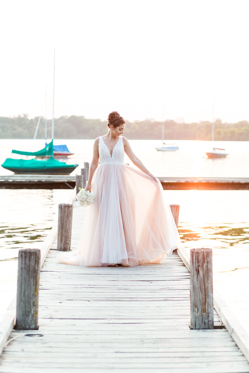 White Rock Lake Bridal Portraits
