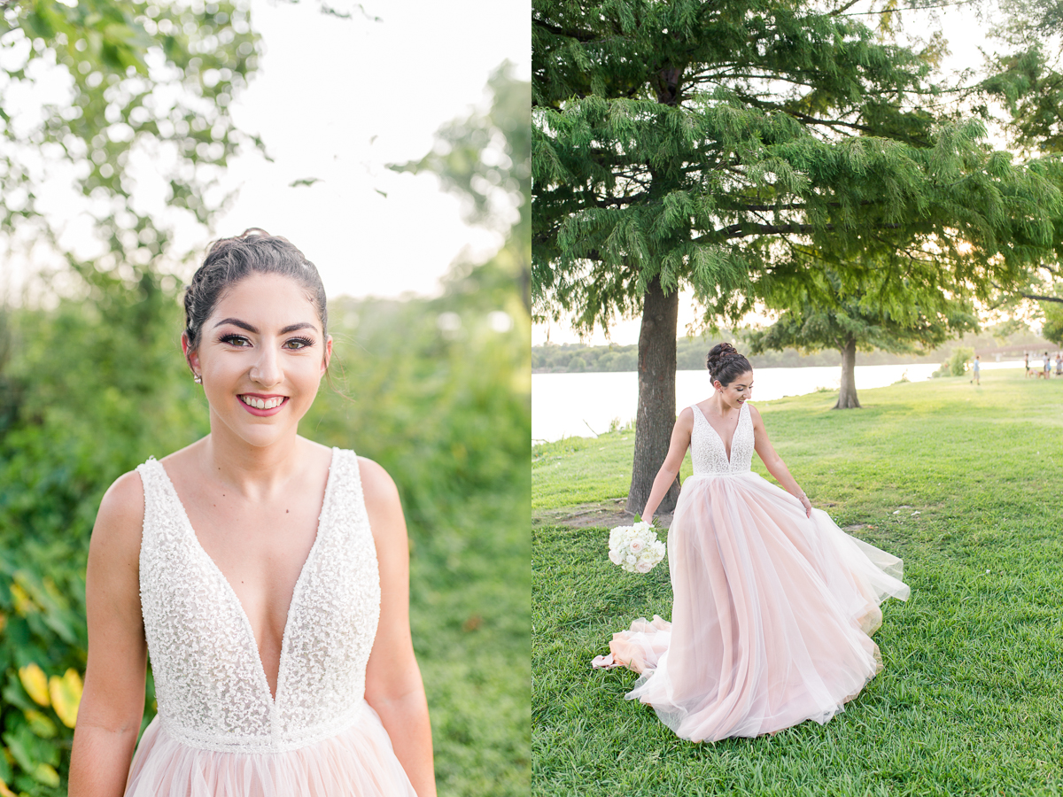 White Rock Lake Bridal Portraits