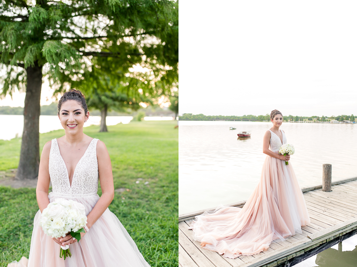 White Rock Lake Bridal Portraits