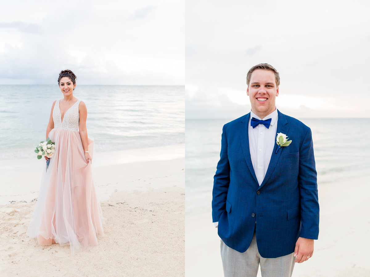 Bride Groom Beach Potrait