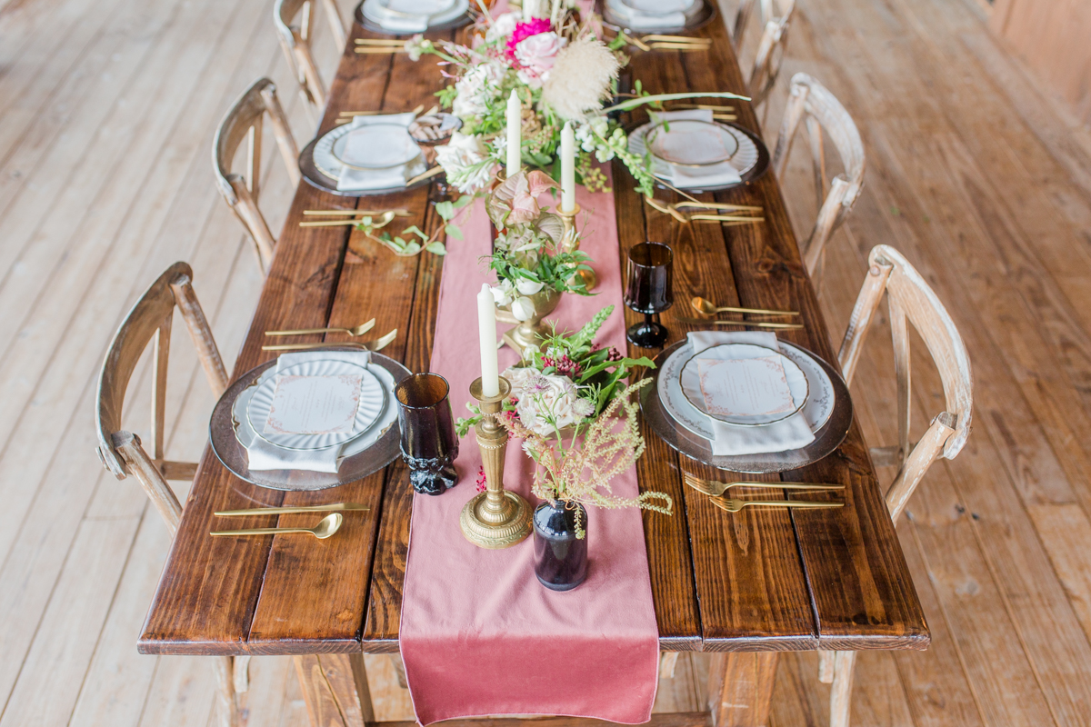 Fall Bohemian Reception Table