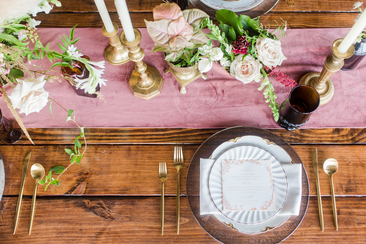 Fall Bohemian Reception Place Setting