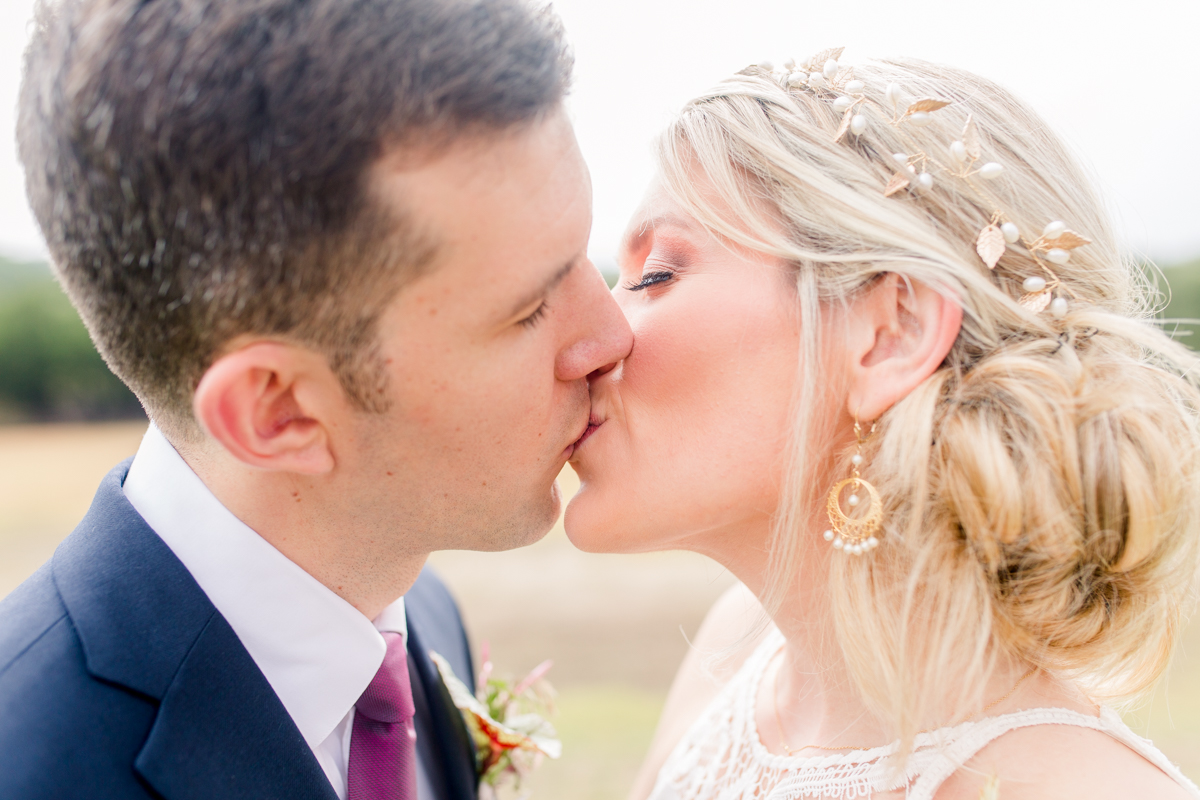 Romantic boho elopement pictures