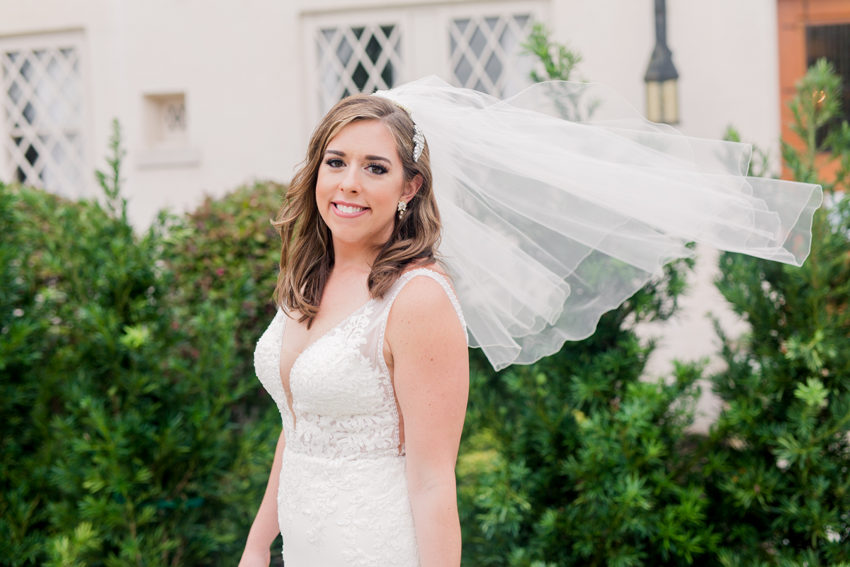 veil blowing in the wind