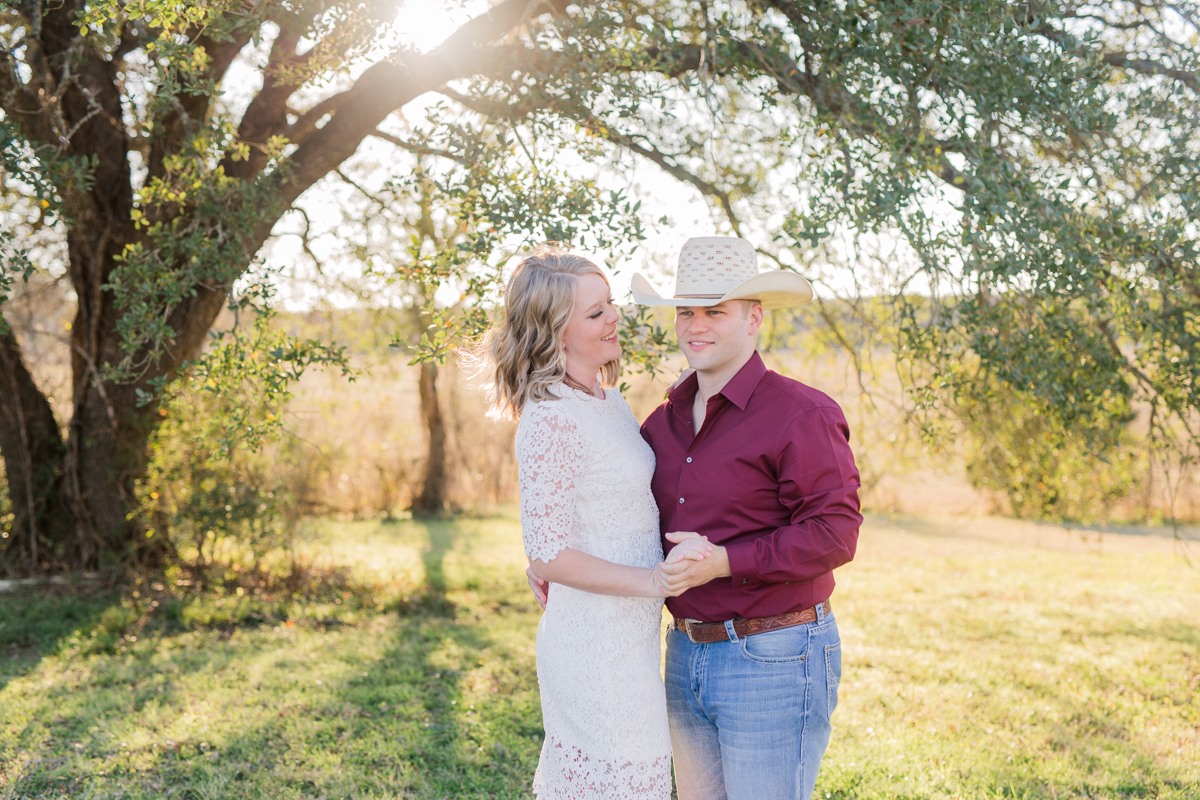 Sunset Engagement Photos in Cedar Creek