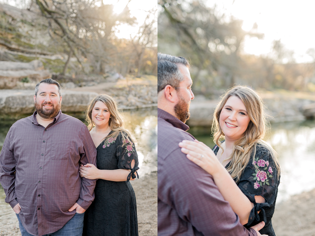 Creek Engagement Photos
