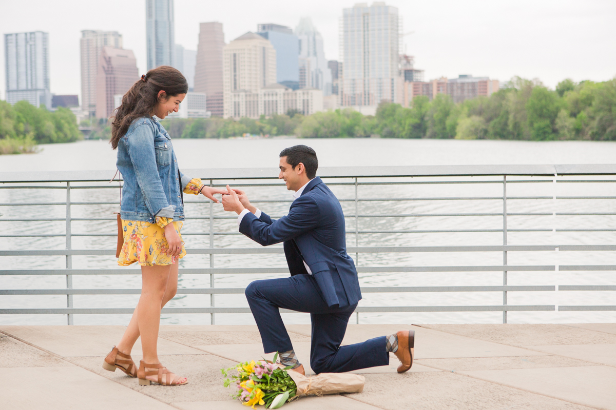 Austin Boardwalk Proposal Photos