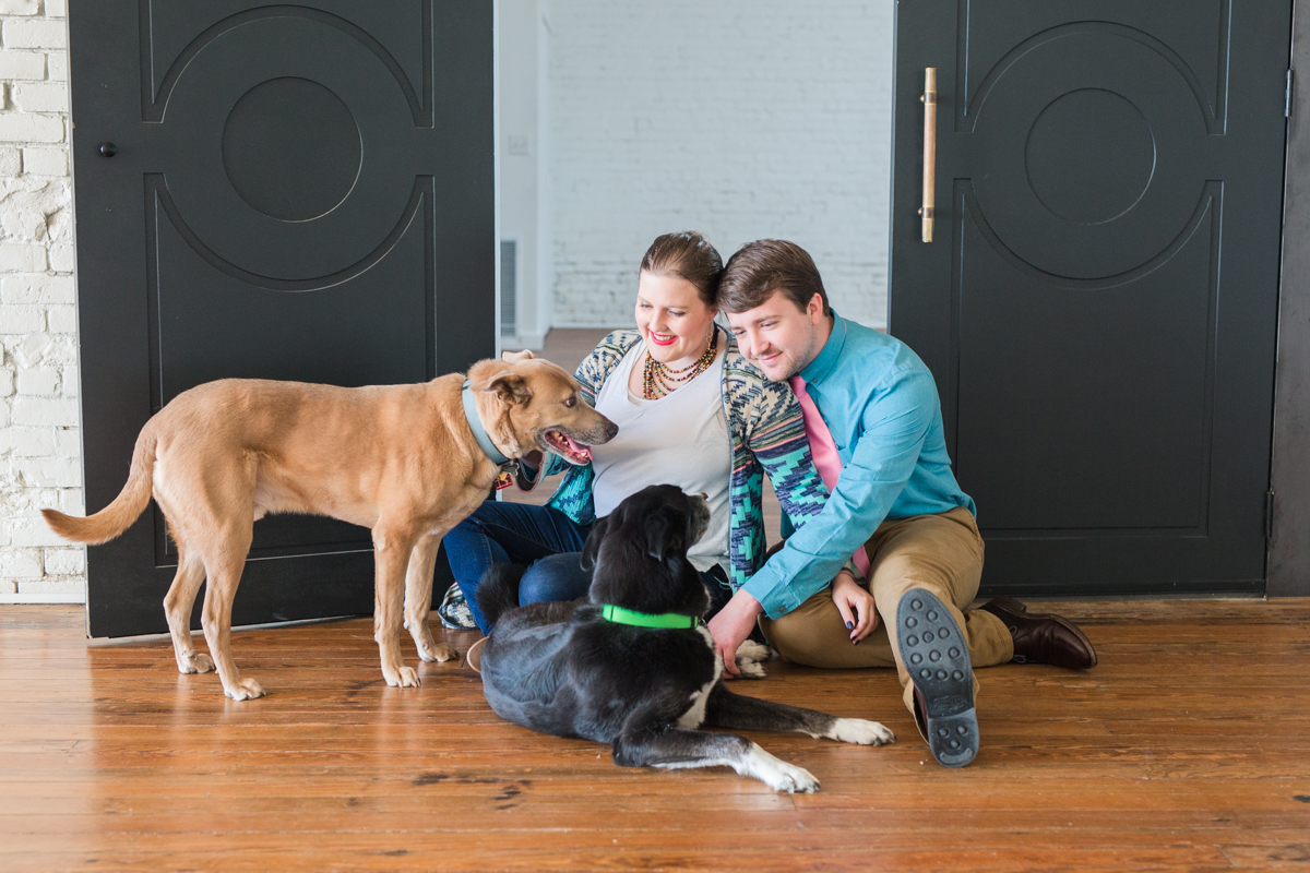 Austin mini-session photos with dogs