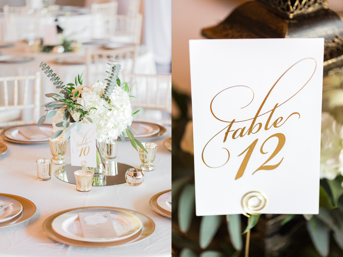 reception table decorations