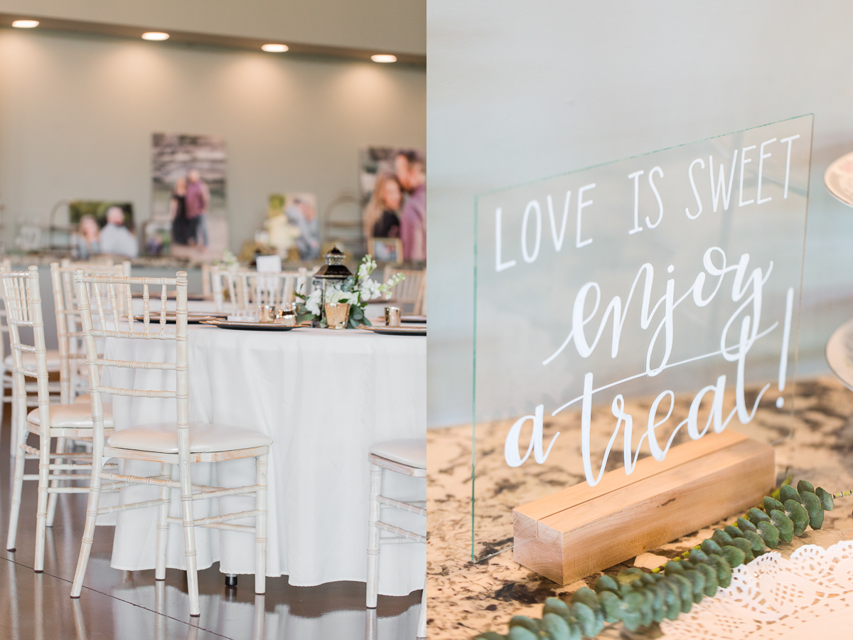 reception table decorations
