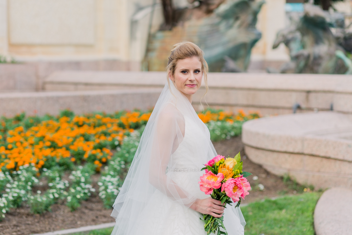 University of Texas bridal portraits 