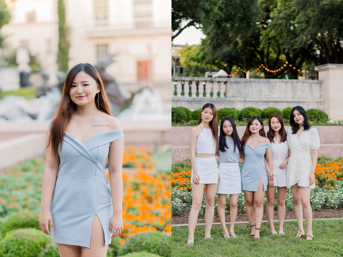 University of Texas Senior Photos with Friends
