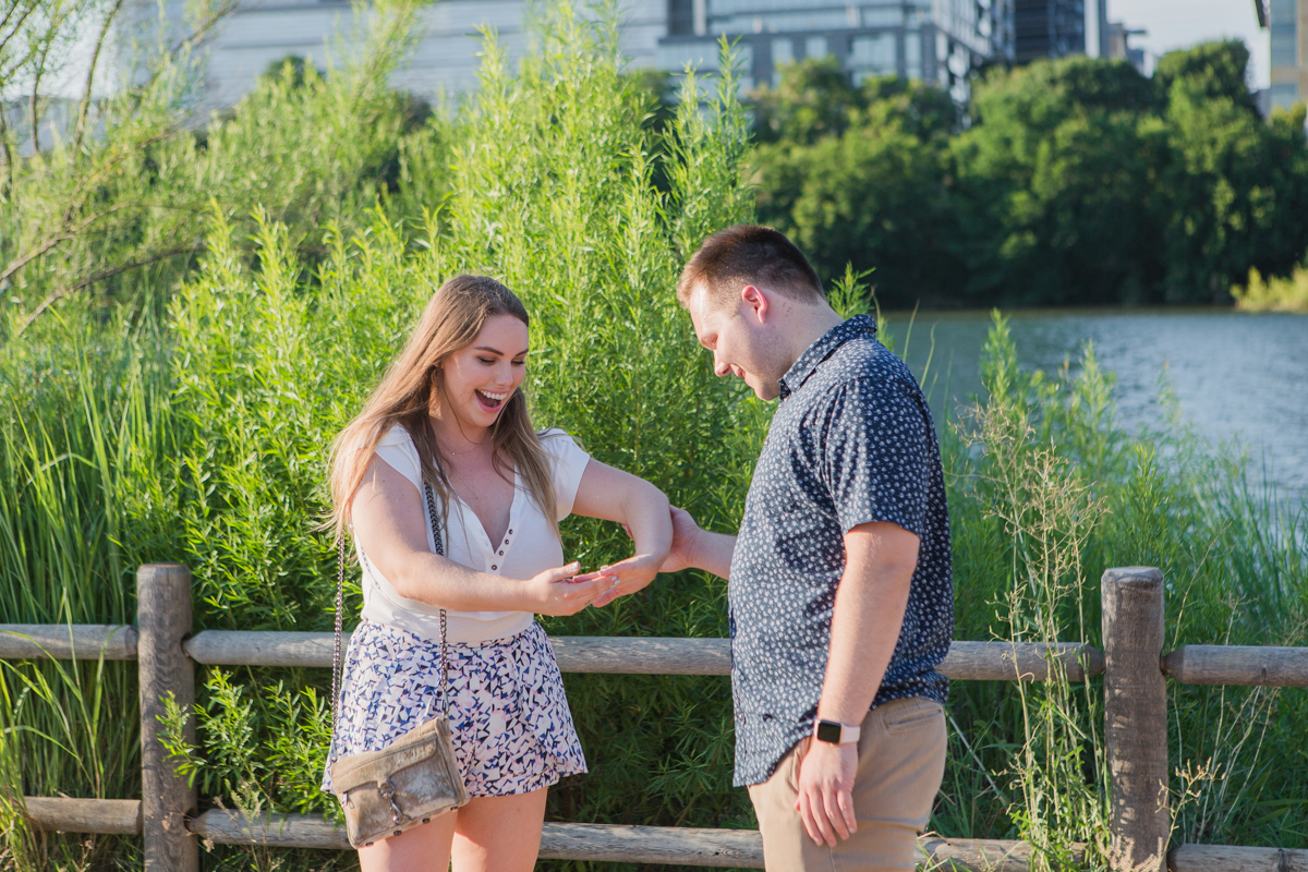 Town Lake Lady Bird Lake Trail Proposal Engagement Pictures - Best Places to Propose in Austin, Texas