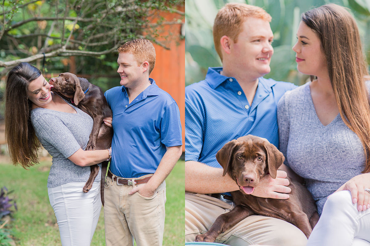 Puppy Engagement Photos