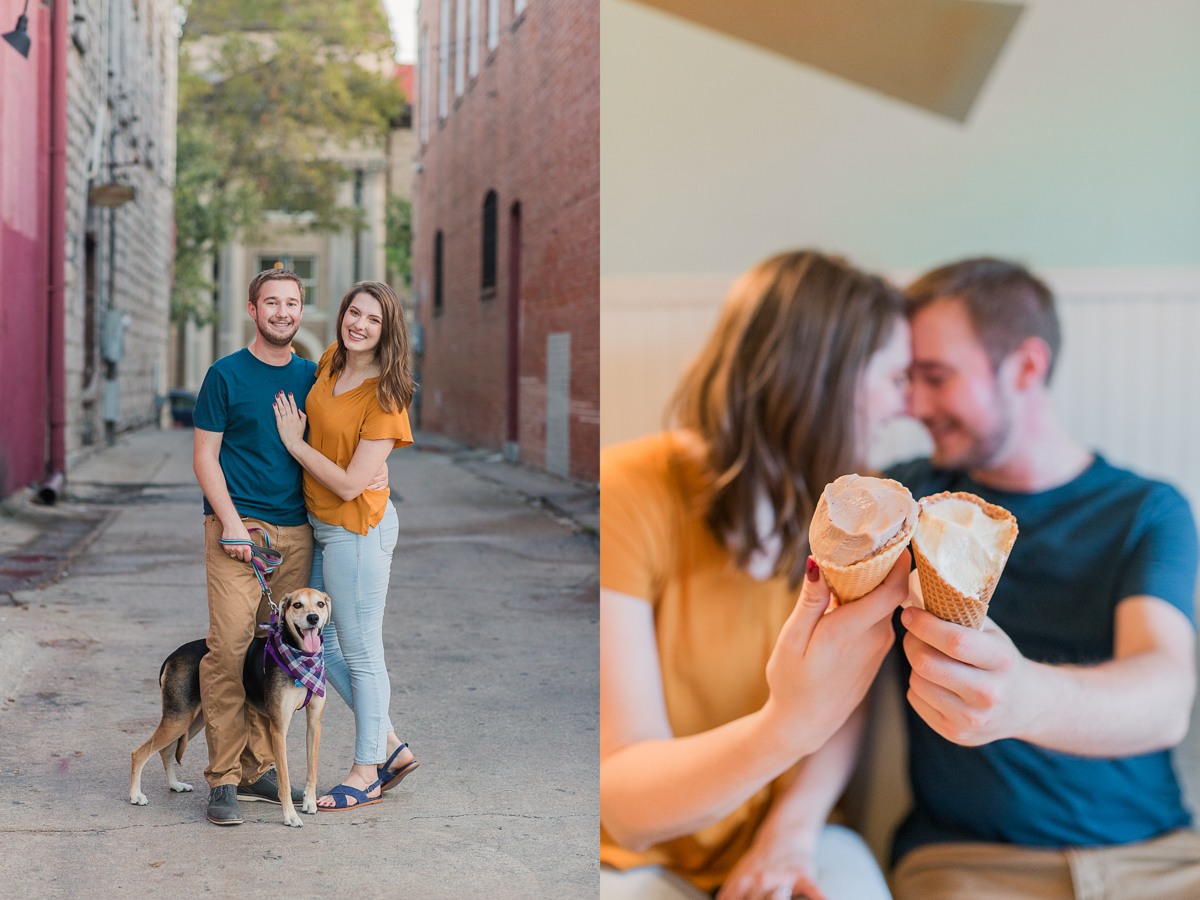 Kissing Alley San Marcos Engagement Photos