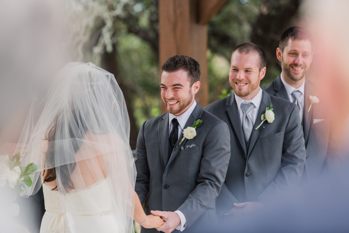 groom ceremony reaction