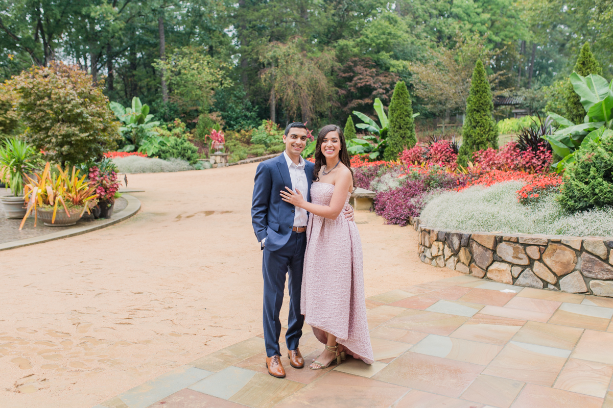 Duke Gardens Engagement Photos Durham North Carolina