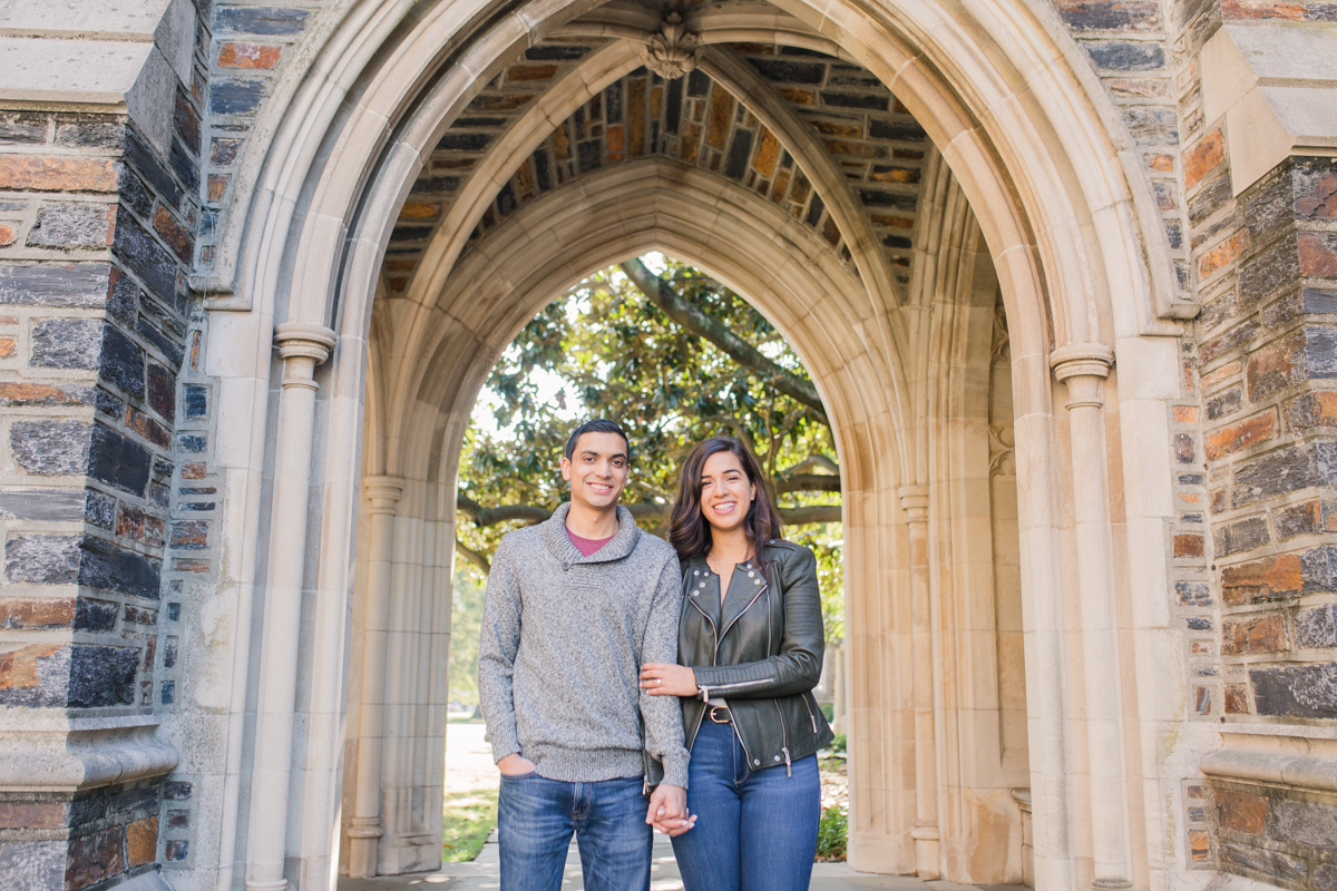 duke university engagement photos