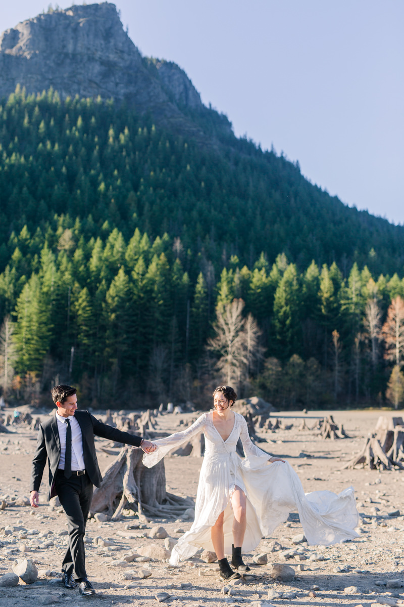 Rattlesnake Lake Washington Engagement Photos