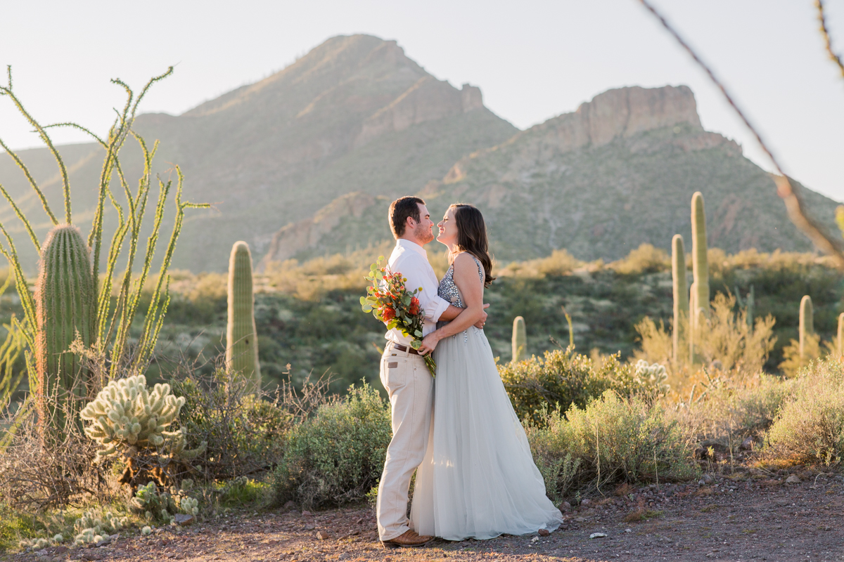 Arizona Desert Adventure elopement photos