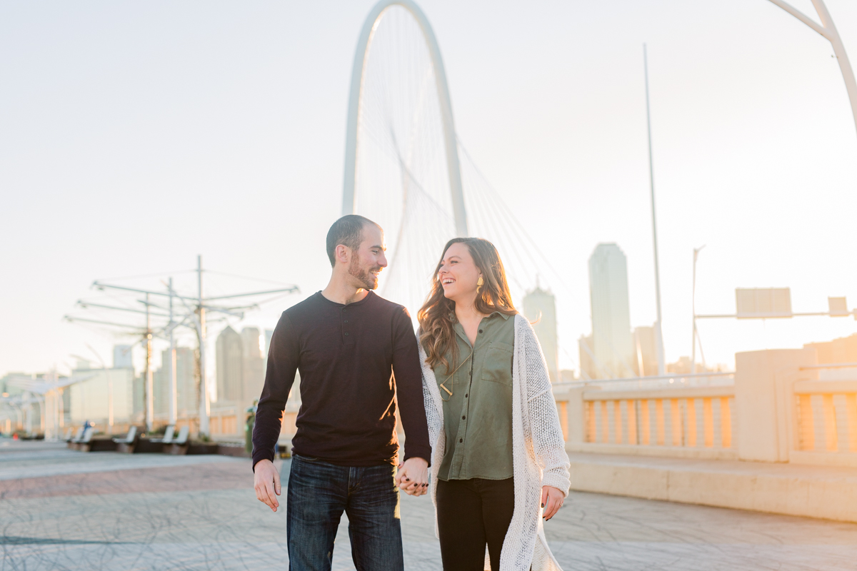 Trinity Groves Bridge Dallas Engagement Photos