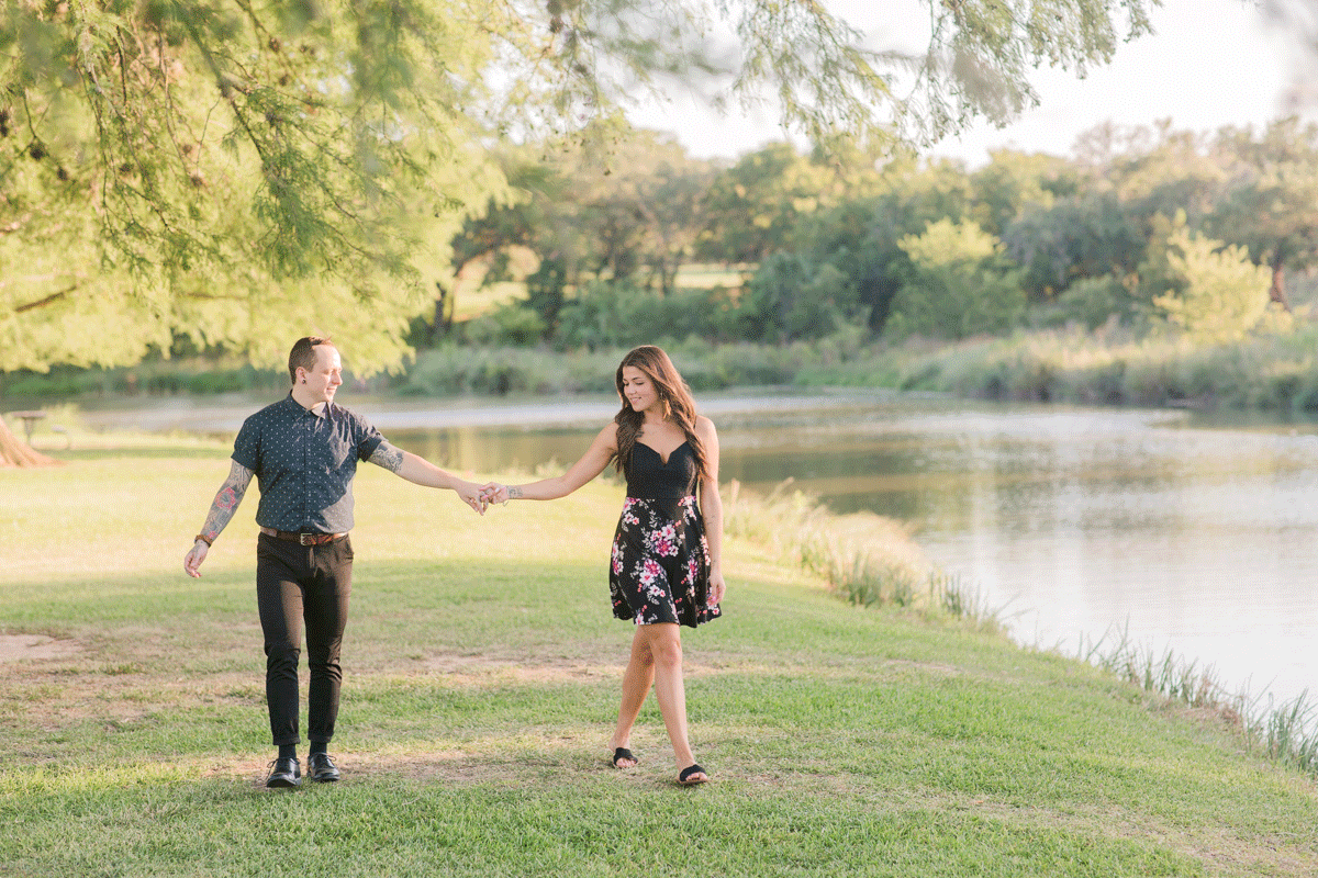 Fredericksburg Texas Engagement Photos Outdoor Fun