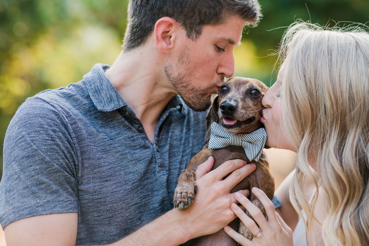 Engagement Photos with dog