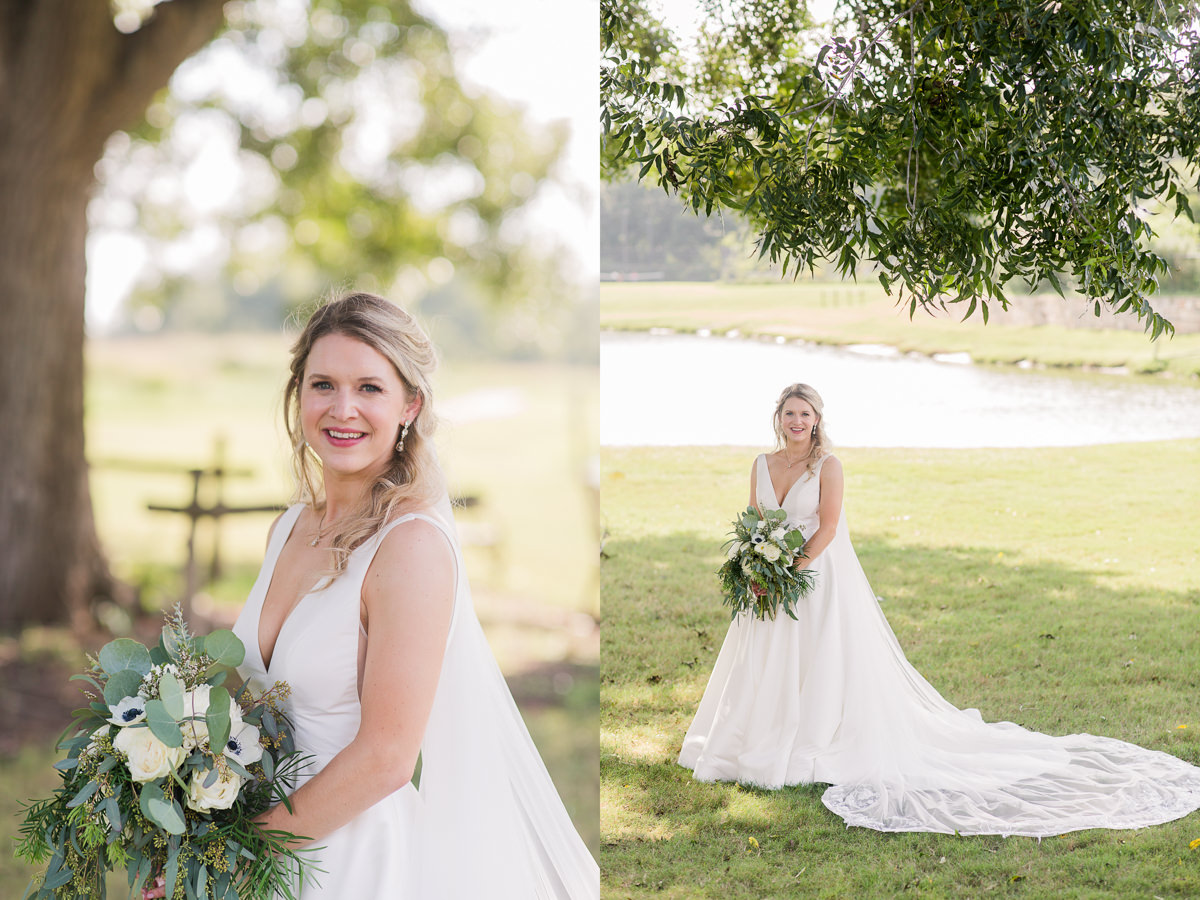 outdoor bridal portraits 