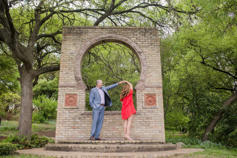 Tara & Lee's Zilker Park + Garden Austin Engagement Photos www