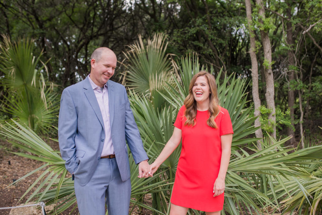 Tara & Lee's Zilker Park + Garden Austin Engagement Photos www