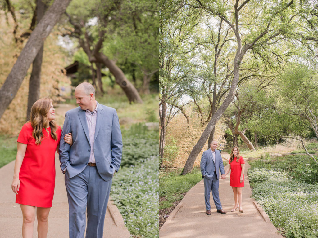 Tara & Lee's Zilker Park + Garden Austin Engagement Photos www