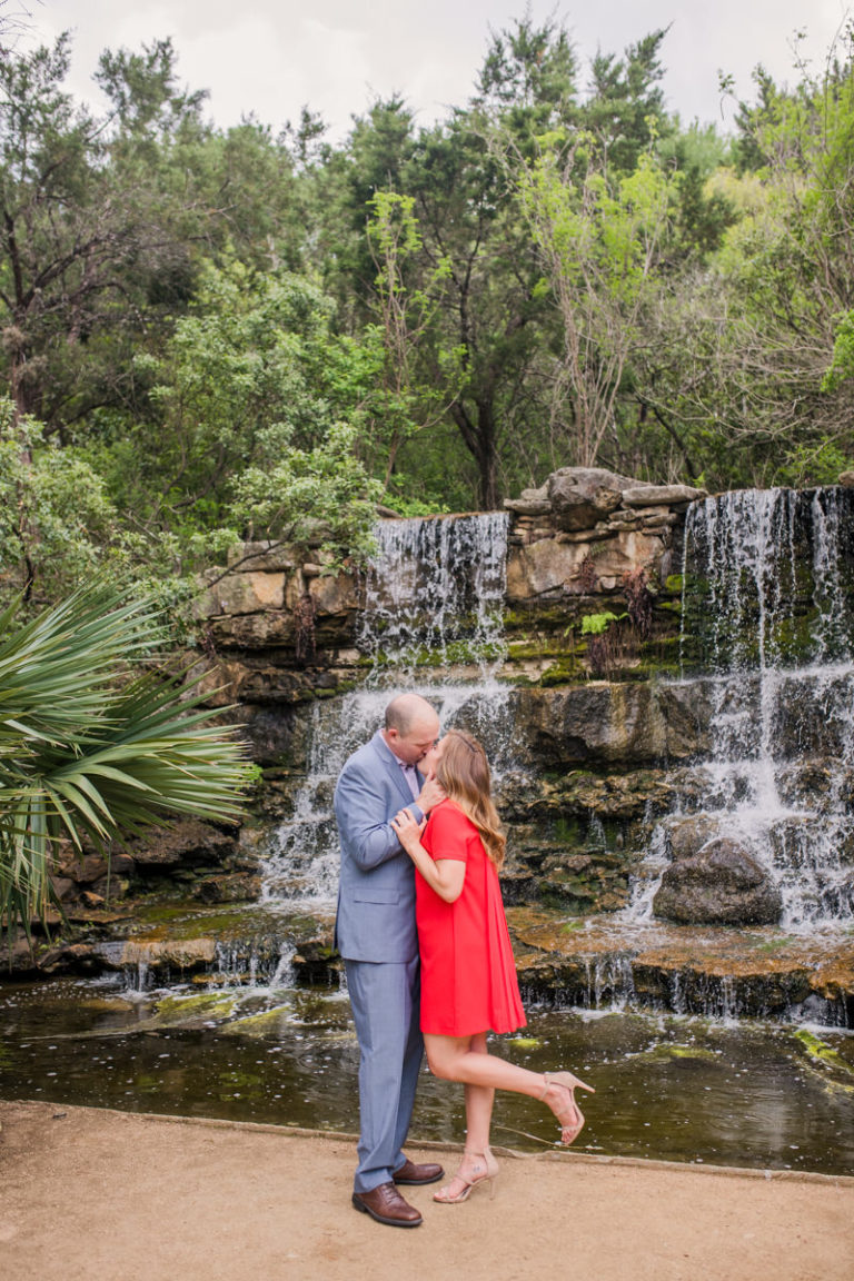 Tara & Lee's Zilker Park + Garden Austin Engagement Photos www
