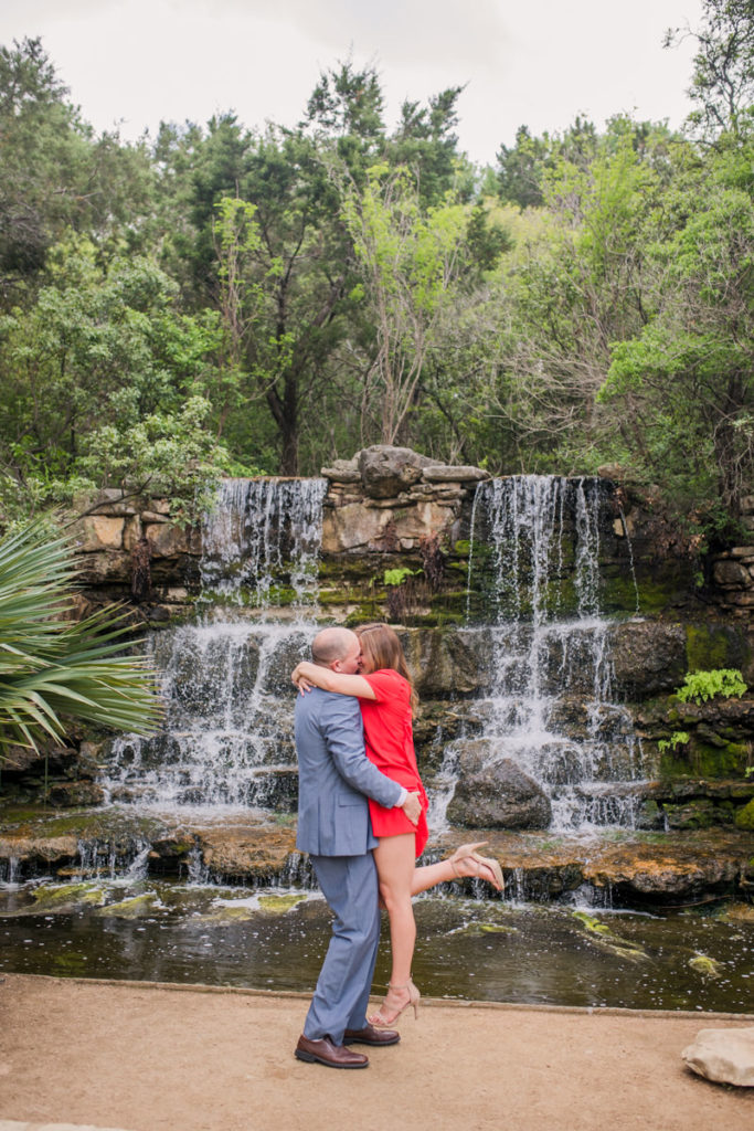 Tara & Lee's Zilker Park + Garden Austin Engagement Photos www