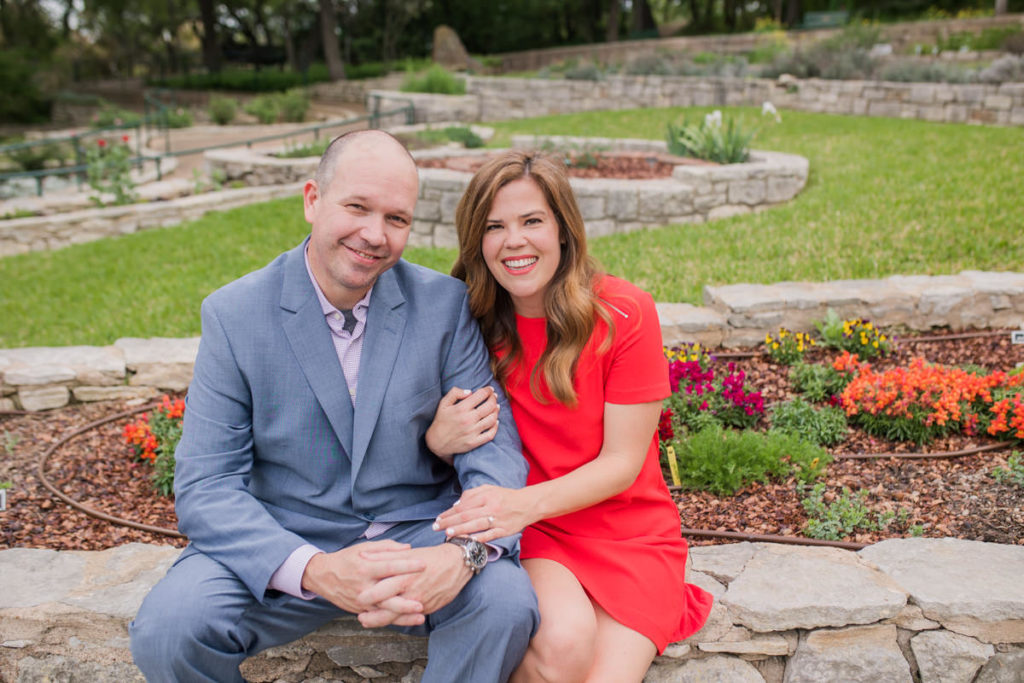 Tara & Lee's Zilker Park + Garden Austin Engagement Photos www