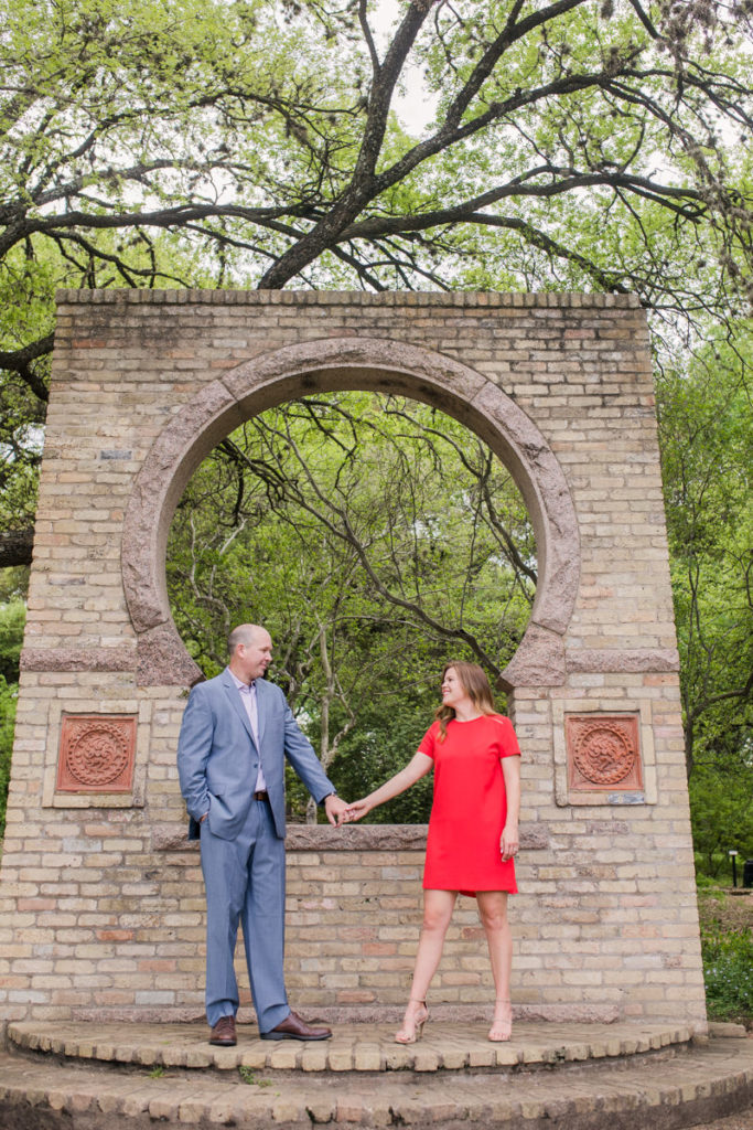 Tara & Lee's Zilker Park + Garden Austin Engagement Photos www