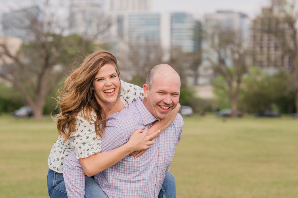 Tara & Lee's Zilker Park + Garden Austin Engagement Photos www