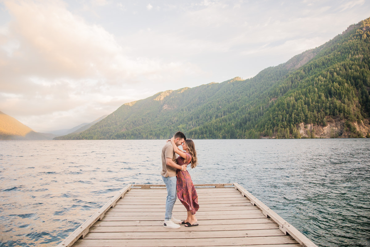 Olympic National Park Washington Engagement Photos