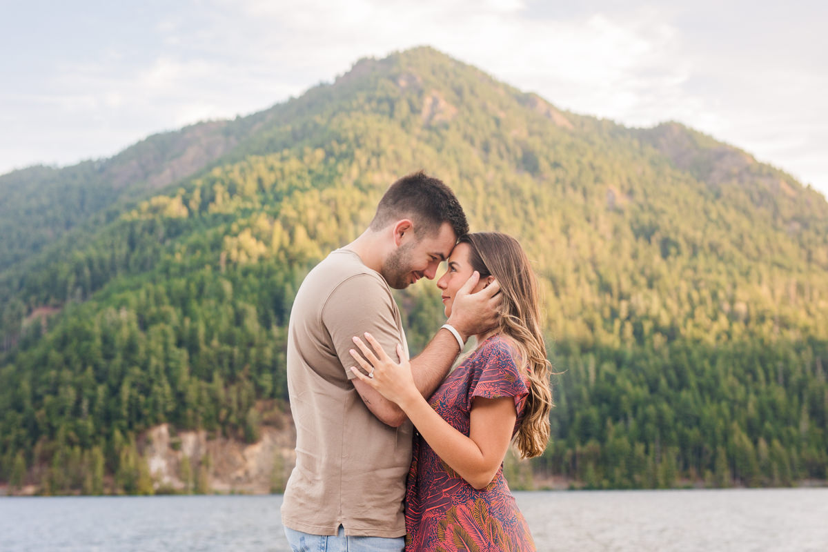 lake crescent olympic national park washington elopement photographer