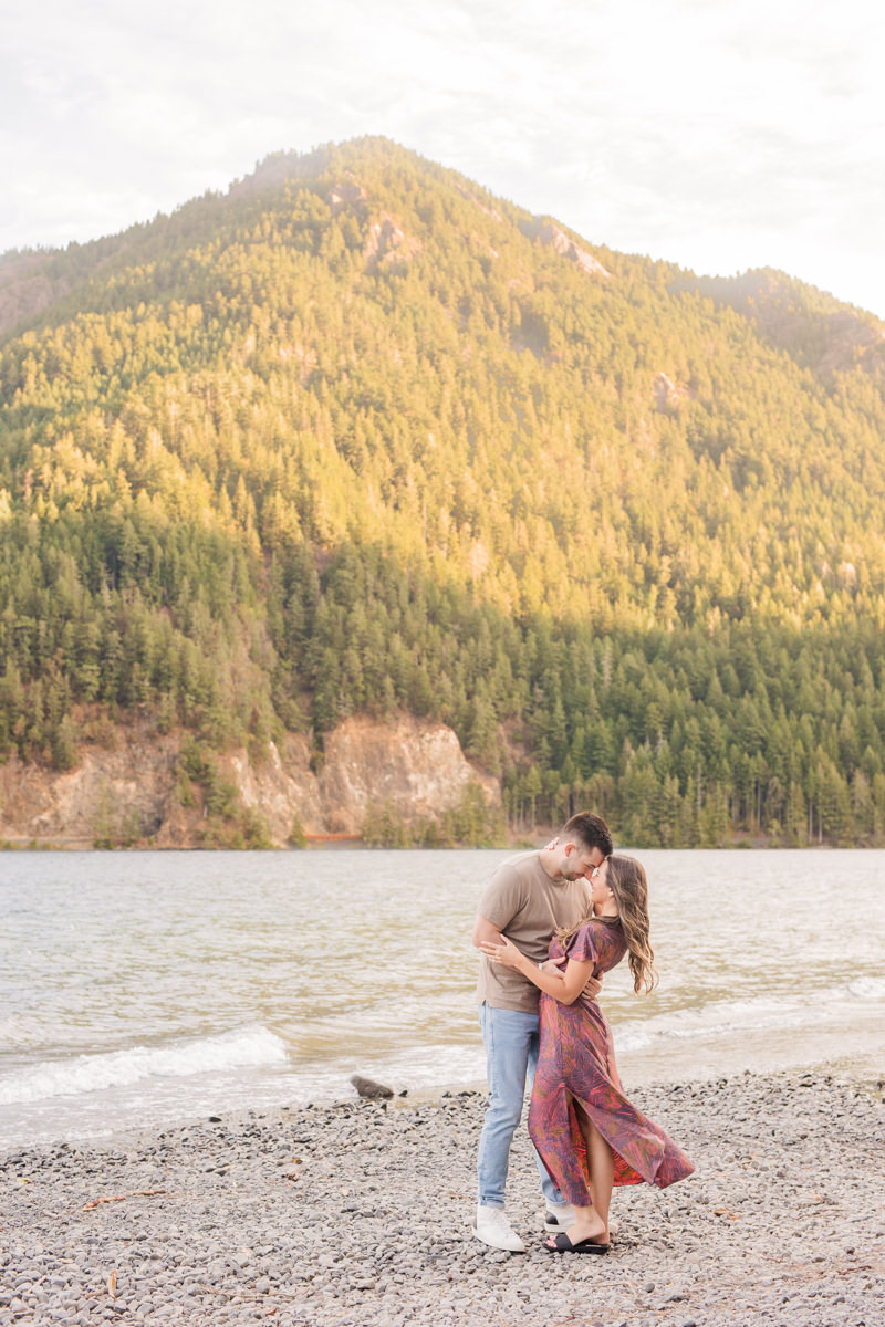 lake crescent olympic national park washington elopement photographer