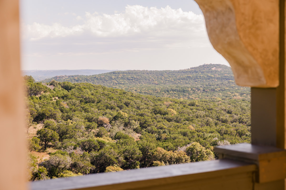 view from Villa Antonia Wedding venue