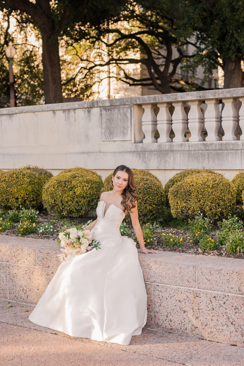 Elegant UT Austin Bridal Photos