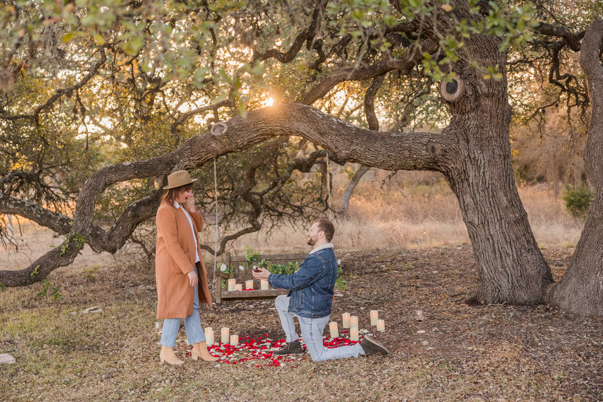 Fall Creek Vineyards Marriage Proposal