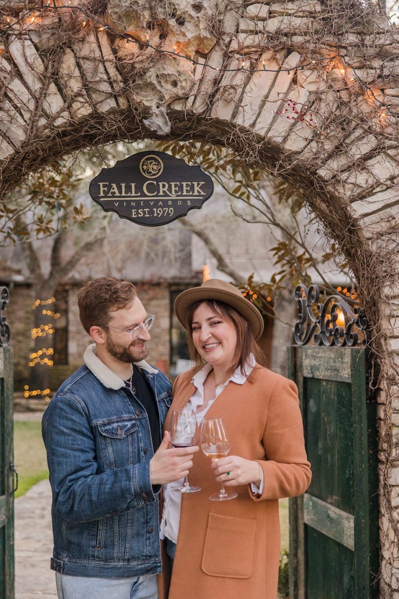 Fall Creek Vineyards Marriage Proposal