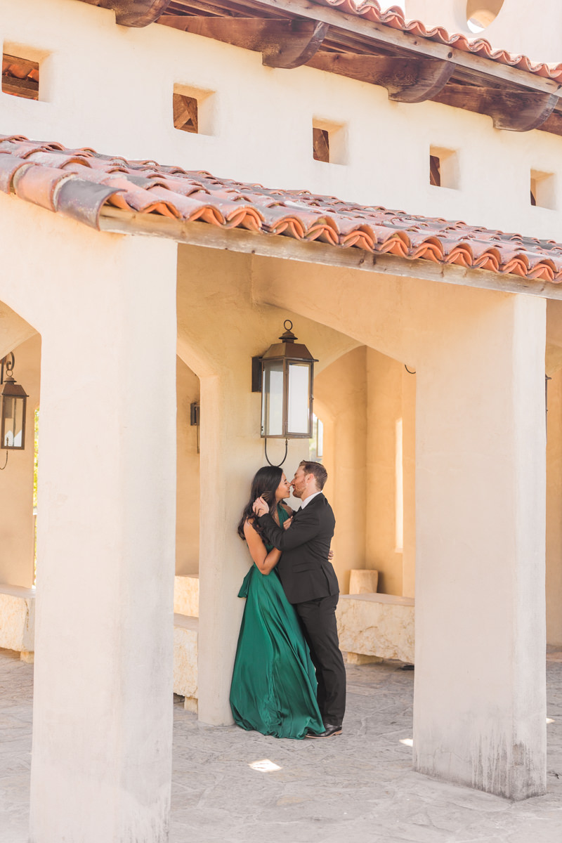 Romantic Chapel Dulcinea Engagement Photos