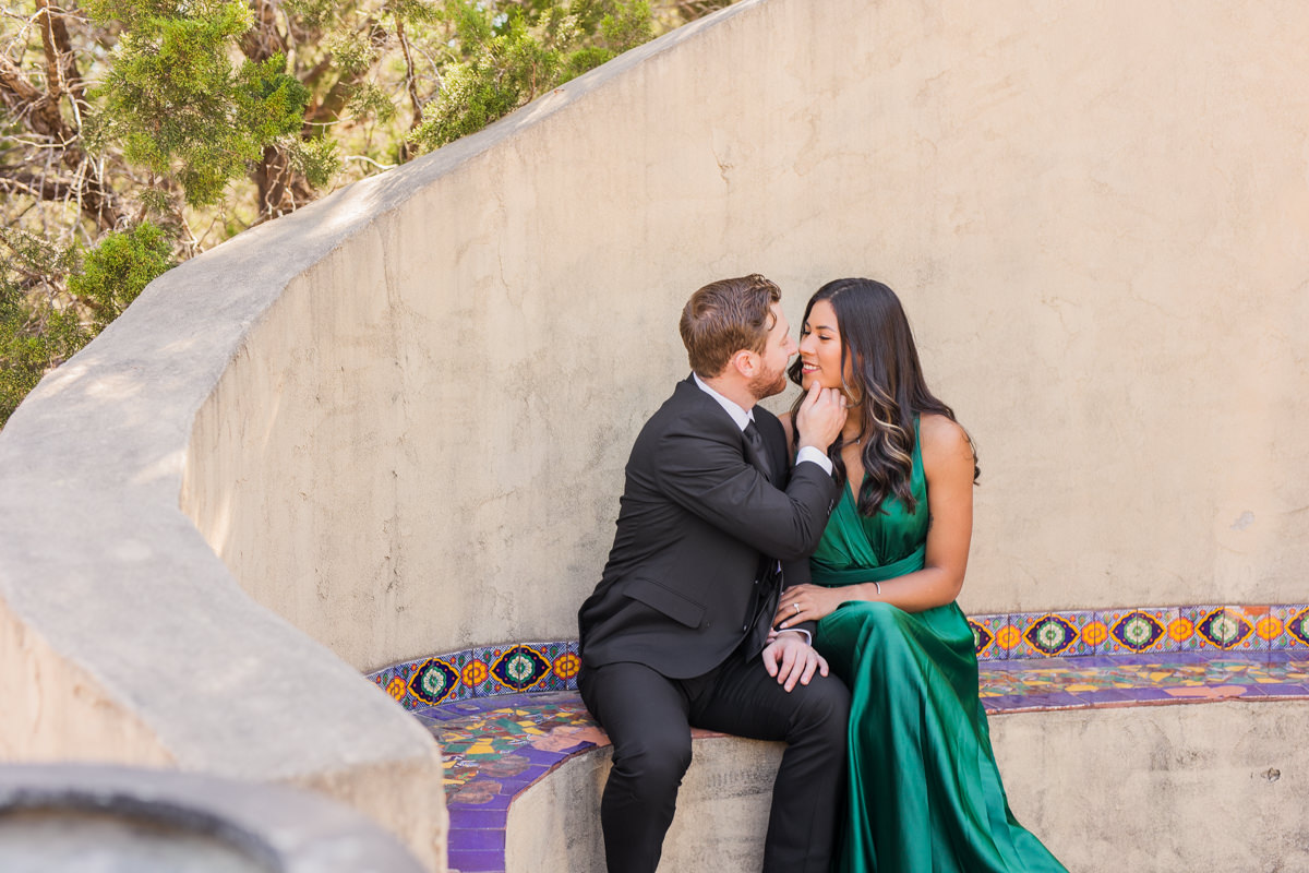 Romantic Chapel Dulcinea Engagement Photos 