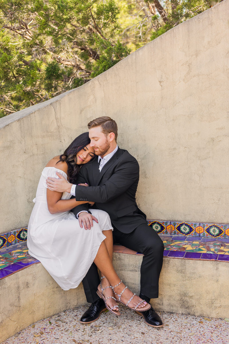Romantic Chapel Dulcinea Engagement Photos