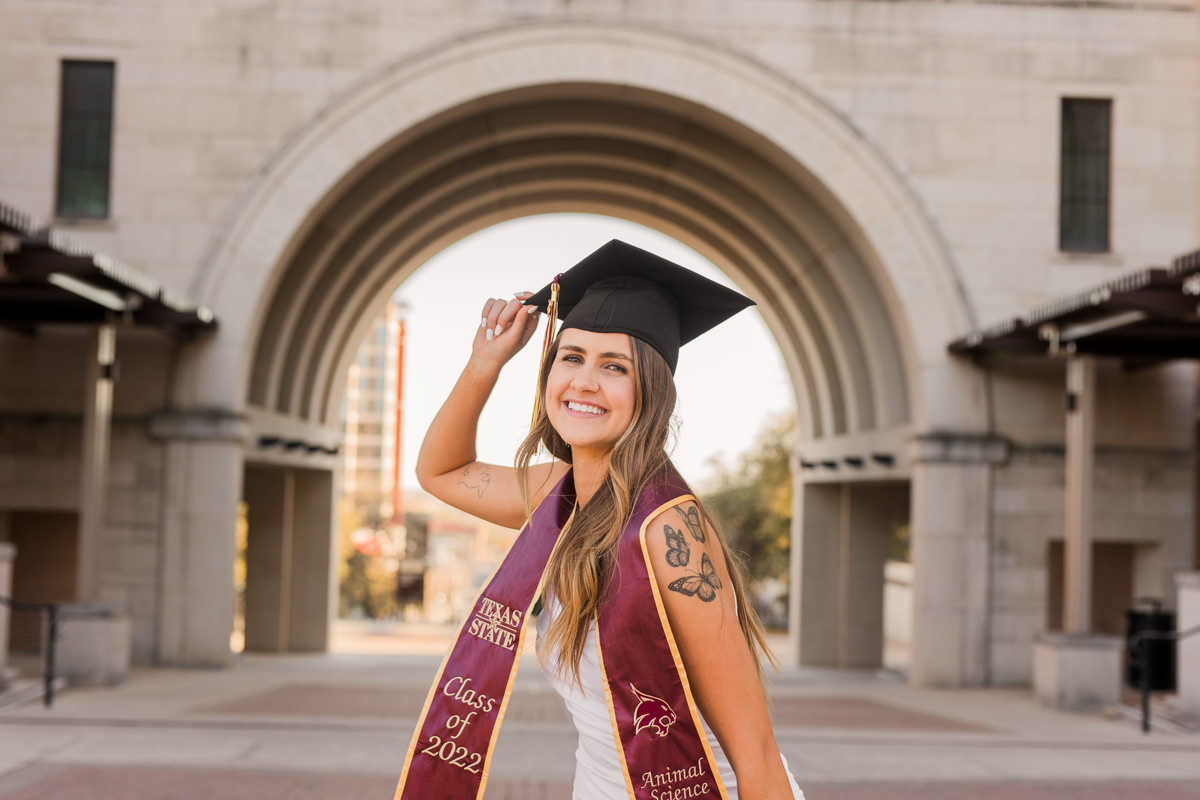 Texas State Arch Senior Photo