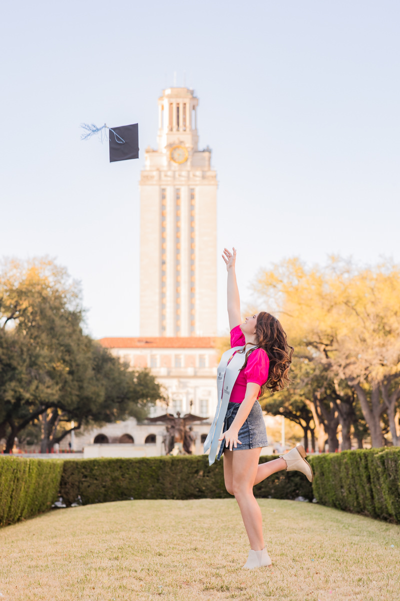 Fun + Colorful UT Austin Senior Photos