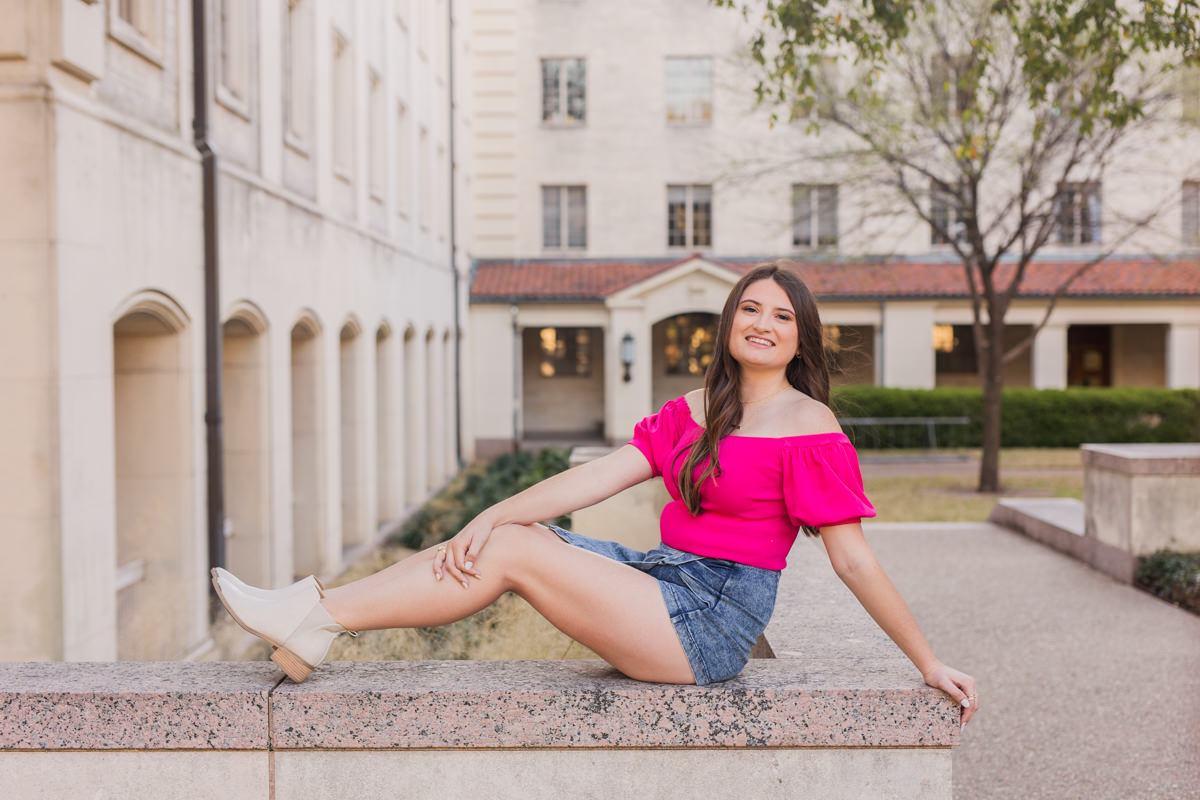 Fun + Colorful UT Austin Senior Photos