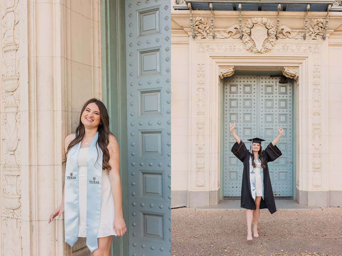 UT Austin Blue Door Senior Pictures